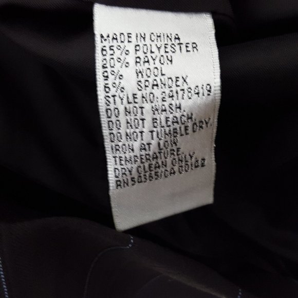 Bianca Nygard Button Blazer Suit Jacket, Women's Size 4 Striped - Picture 4 of 5